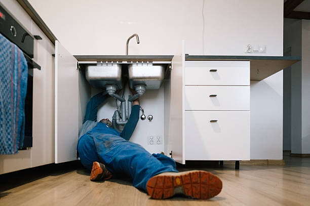 Professional Drain Cleaning technician working in Mansfield, LA
